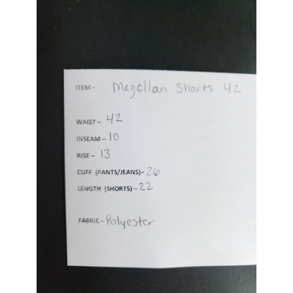 Magellan Cargo Shorts Men's Size 42 Gray Water Repellant - Picture 6 of 7